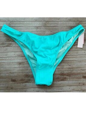 Nwt Victorias Secret VS Zuma Itsy Ruched Back Bikini Swim Bottom Mint Frost